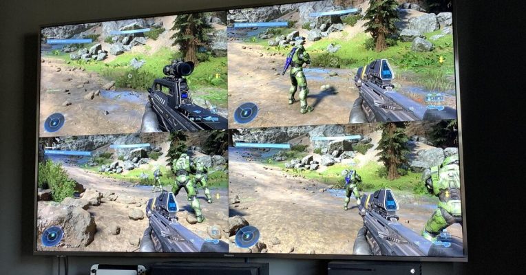 Halo Infinite split screen glitch